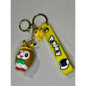 LLAVERO GOMA POKEMON - ROWLET #04