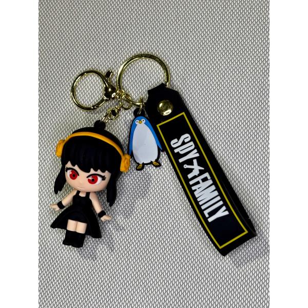 LLAVEROS GOMA SPY FAMILY #01 7CM-1PC PVC KEY CHAIN TOY-ASSORTED