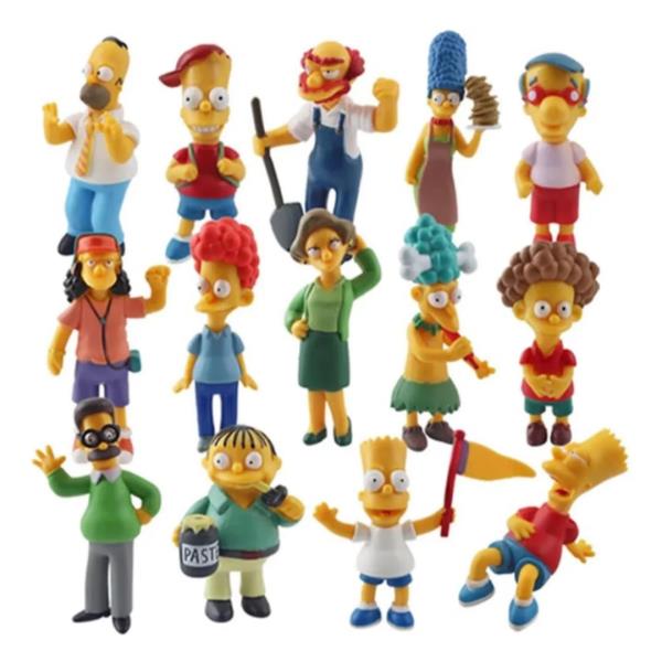 GASHAPONES SIMPSON 14PCS SIZE 10 CM