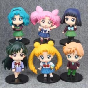 GASHAPONES SAILOR MOON 6PCS SIZE 15 CM