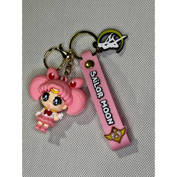 LLAVERO GOMA SAILOR MOON #01