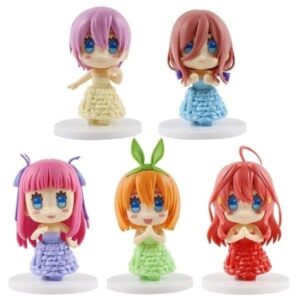 GASHAPONES SOMOS QUINTILLIZAS 5PCS SIZE 9 CM