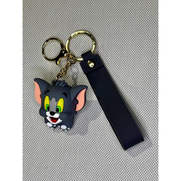 LLAVERO GOMA TOM & JERRY #01