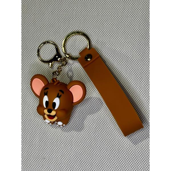 LLAVERO GOMA TOM & JERRY #02