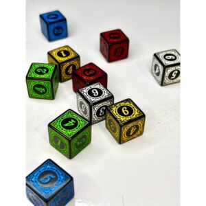 SET 10 DADOS 6 CARAS ESPECIALES #10
