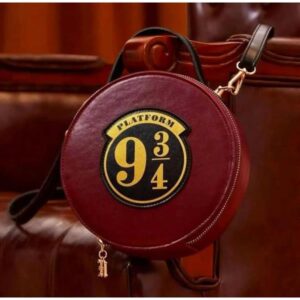 CARTERA BANDOLERA HARRY POTTER PLATAFORMA 9¾ BORDO