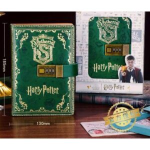 CUADERNO HARRY POTTER CON CANDADO CON CLAVE SLYTHERIN
