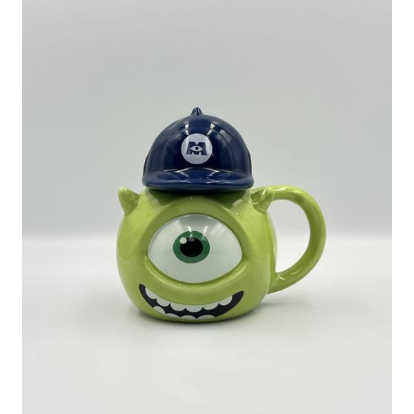 TAZA 3D CERÁMICA MONSTER INC - MIKE WAZOWSKI CON GORRA CON CAJA