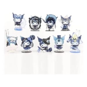 GASHAPONES KUROMI 9PCS PVC HARD TOYS SIZE 7.5-9 CM