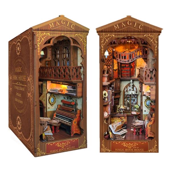 CASA DE MADERA PARA ARMAR MAGIC BOOK HOUSE - Imagen 2