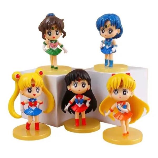 GASHAPONES SAILOR MOON 5PCS SIZE 10 CM