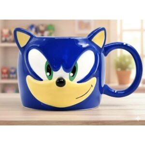 TAZA 3D CERÁMICA SONIC CON CAJA
