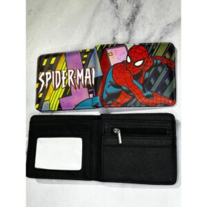 BILLETERA SPIDERMAN ARAÑA CUERO SINTETICO
