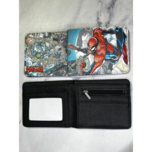 BILLETERA SPIDERMAN TREPAMUROS CUERO SINTETICO