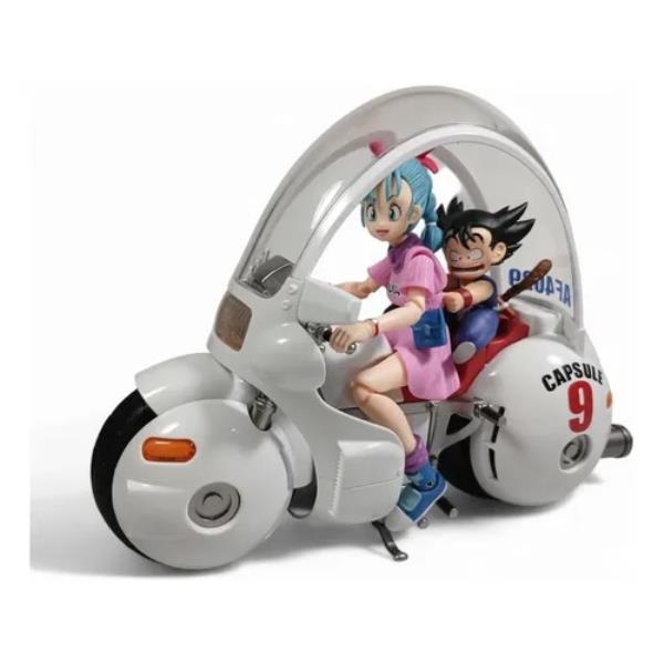 FIGURA DRAGON BALL BULMA EN MOTO PVC HARD TOY COLOUR SIZE 16 CM