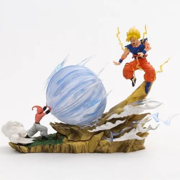 FIGURA DRAGON BALL GOKU Y MAJIN BOO SIZE 20 CM PVC TOY CON CAJA