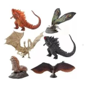 GASHAPONES GODZILLA 6PCS SIZE 7-11 CM