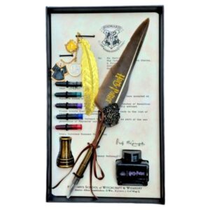 PLUMA HARRY POTTER + TINTA HUFFLEPUFF