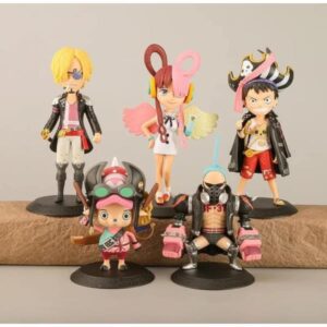 GASHAPONES ONE PIECE 5PCS SIZE 12-17 CM