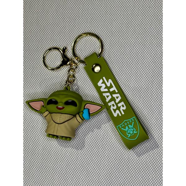 LLAVERO GOMA STAR WARS YODA #01