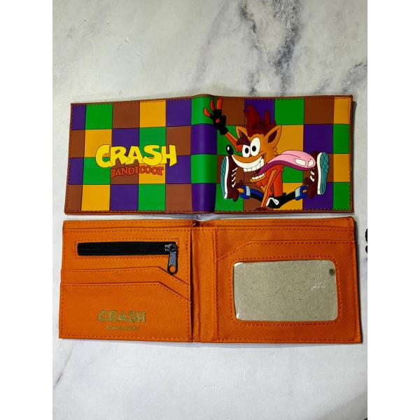 BILLETERA CRASH BANDICOOT MULTICOLOR SILICONA
