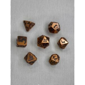 SET DE DADOS ESPECIALES METALICOS ROL #84