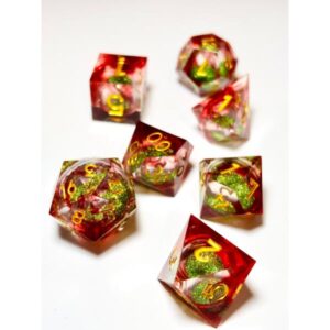 SET 7 DADOS ROL DE RESINA CON NUCLEO LIQUIDO #02