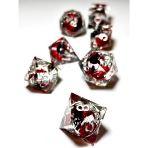 SET 7 DADOS ROL DE RESINA CON NUCLEO LIQUIDO #08