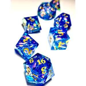 SET 7 DADOS ROL DE RESINA CRISTAL #03