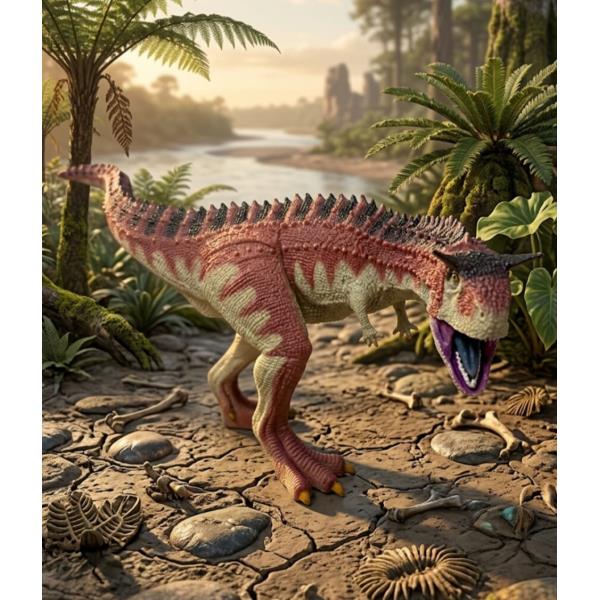 FIGURA DINOSAURIO CARNOTAURUS #01 PVC SIZE 28CM
