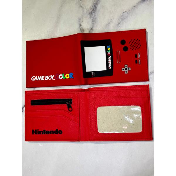 BILLETERA GAMER GAME BOY ROJA SILICONA