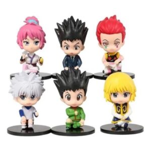 GASHAPONES HUNTER X HUNTER 6PCS SIZE 8 CM