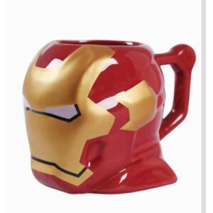 TAZA 3D CERÁMICA IRON MAN CON CAJA