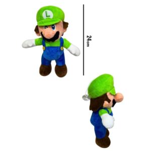 PELUCHE MARIO BROS LUIGI 24 CM