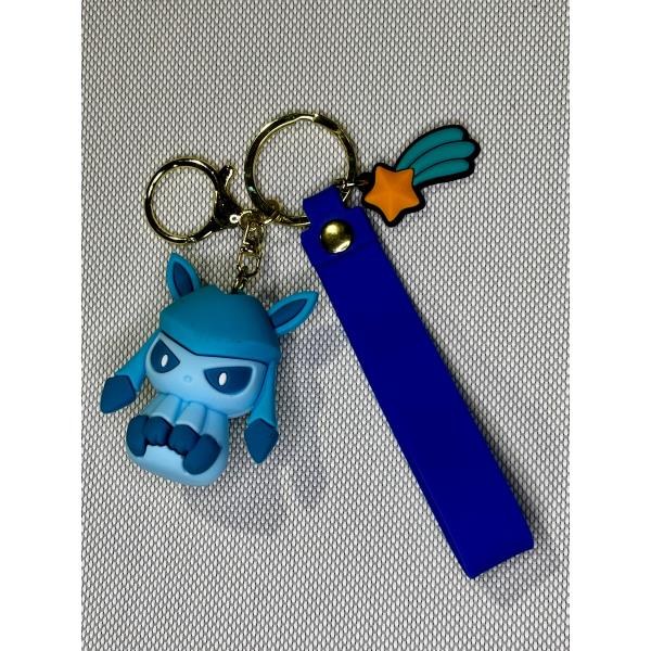 LLAVERO GOMA POKEMON - GLACEON #04