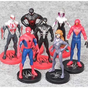 GASHAPONES SPIDERMAN 5PCS SIZE 5-7 CM