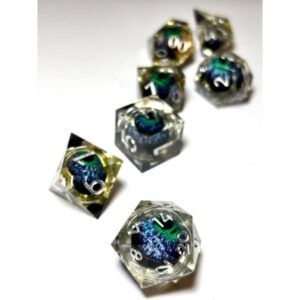 SET 7 DADOS ROL DE RESINA CON NUCLEO LIQUIDO #07