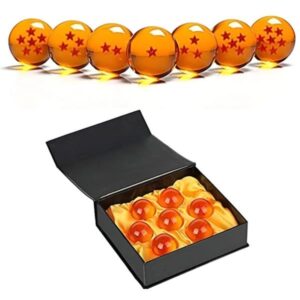 FIGURA ESFERA DRAGON BALL 7 ESFERAS MEDIDA 4 CM DE DIAM CON CAJA