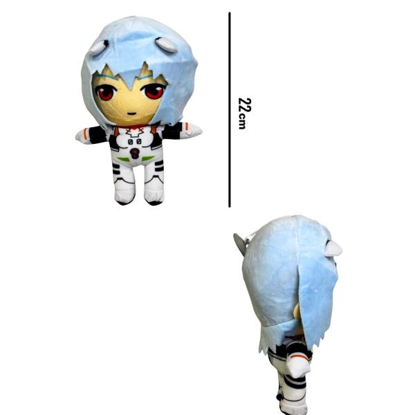 PELUCHE EVANGELION REI AYANAMI 22 CM