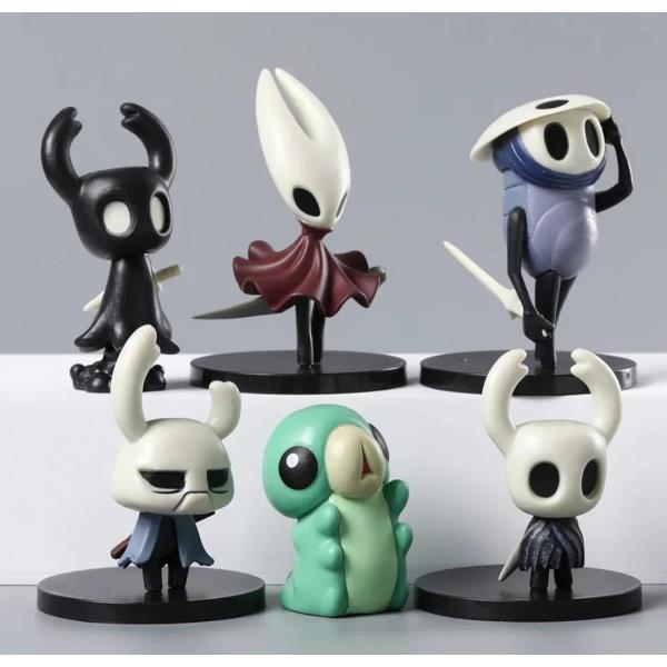 GASHAPONES HOLLOW KNIGTH PVC TOYS 6PCS 5-8CM