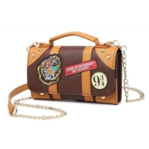 CARTERA BILLETERA HARRY POTTER 9¾ MARRÓN CUERINA