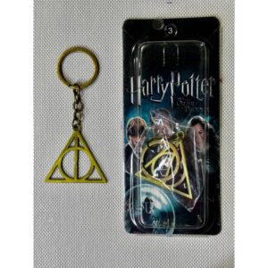 LLAVERO HARRY POTTER RELIQUIA BLISTER EXHIBIDOR DORADO