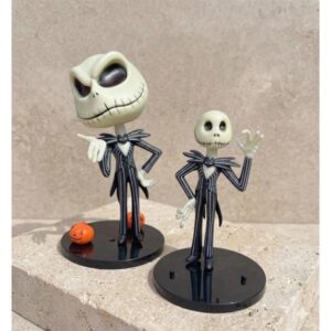 FIGURA JACK SKELLINGTON 2PCS PVC SIZE 15-16CM