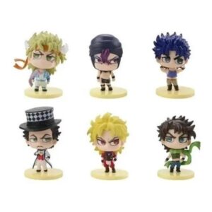 GASHAPONES JOJOS 6PCS SIZE 7 CM