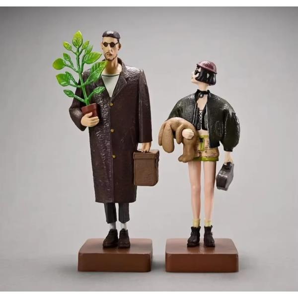 FIGURA LEON & MATHILDA - EL PERFECTO ASESINO - THE PROFESSIONAL 2PCS 14-16CM