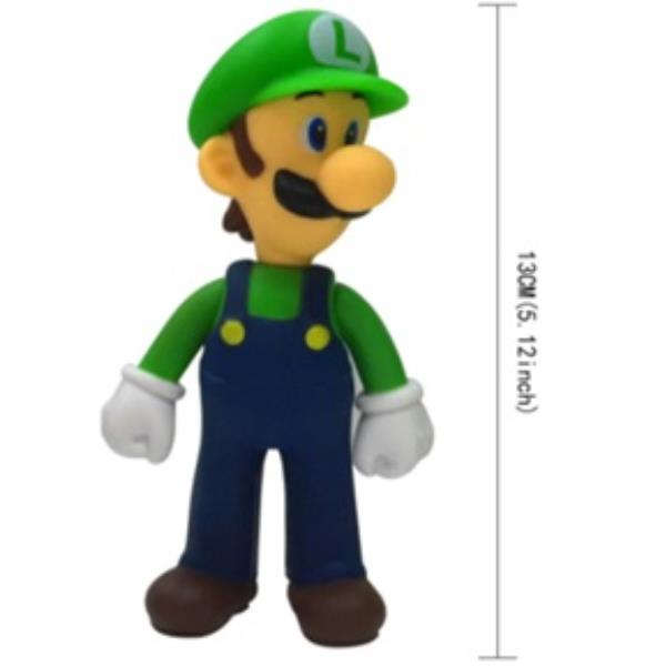FIGURA MARIO BROS LUIGI SIZE 12 CM