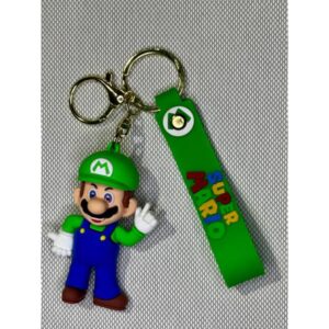 LLAVERO GOMA MARIO BROS - LUIGI #01