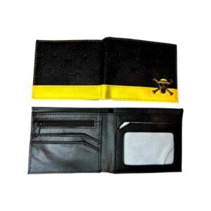 BILLETERA ONE PIECE JOLLY ROGER AMARILLA
