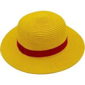 SOMBRERO ONE PIECE PAJA LUFFY AMARILLO