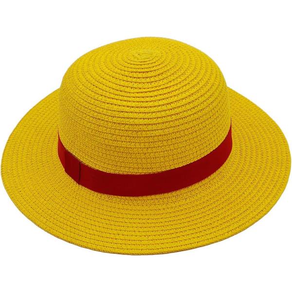 SOMBRERO ONE PIECE PAJA LUFFY AMARILLO